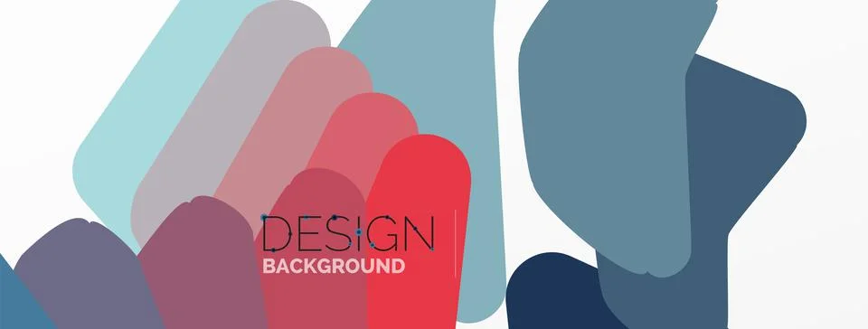 Background, creative geometric shapes composition with gradient effect Stock Illustration