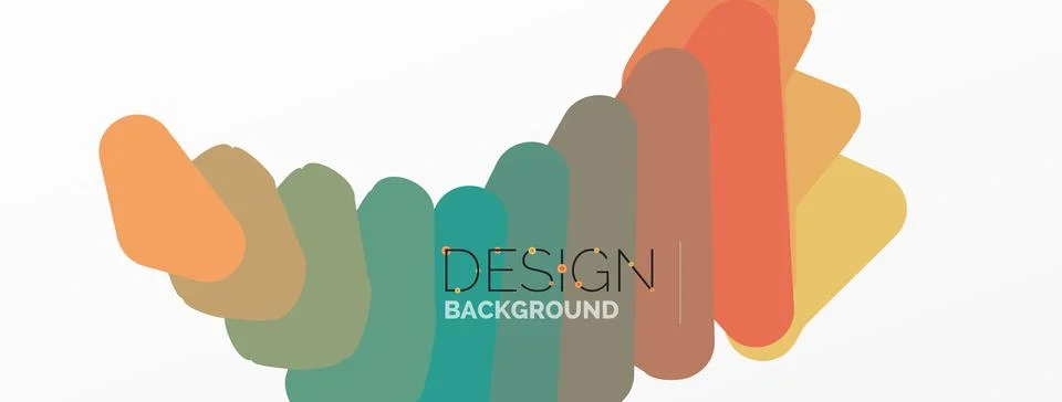 Background, creative geometric shapes composition with gradient effect Stock Illustration