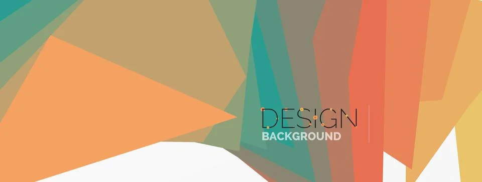 Background, creative geometric shapes composition with gradient effect Stock Illustration