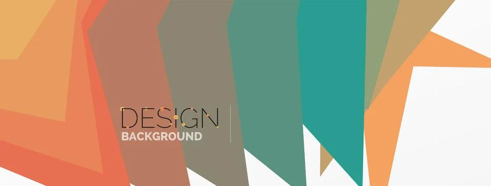 Background, creative geometric shapes composition with gradient effect Stock Illustration