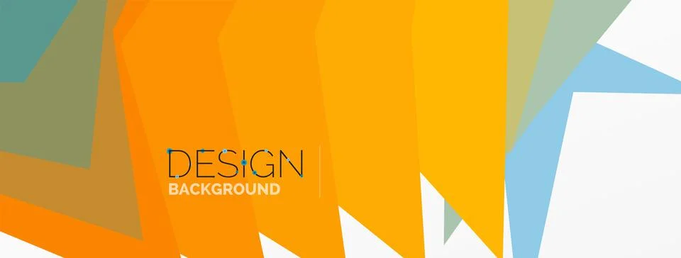 Background, creative geometric shapes composition with gradient effect Stock Illustration