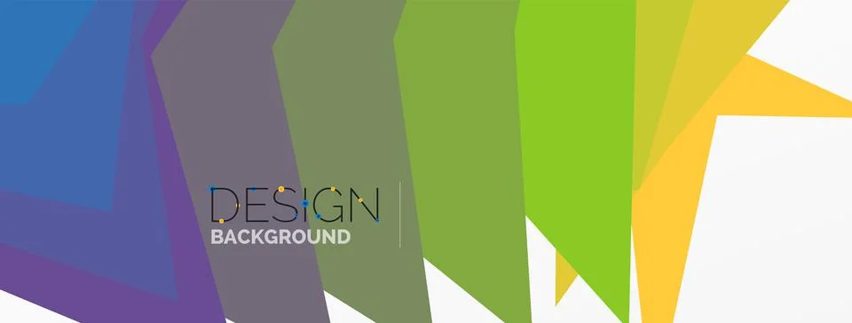 Background, creative geometric shapes composition with gradient effect Stock Illustration