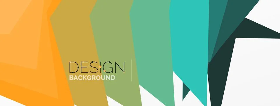 Background, creative geometric shapes composition with gradient effect Stock Illustration