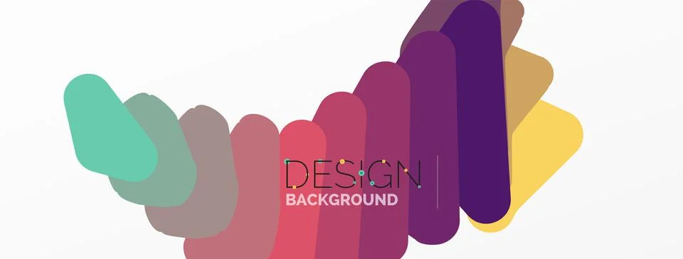 Background, creative geometric shapes composition with gradient effect Stock Illustration