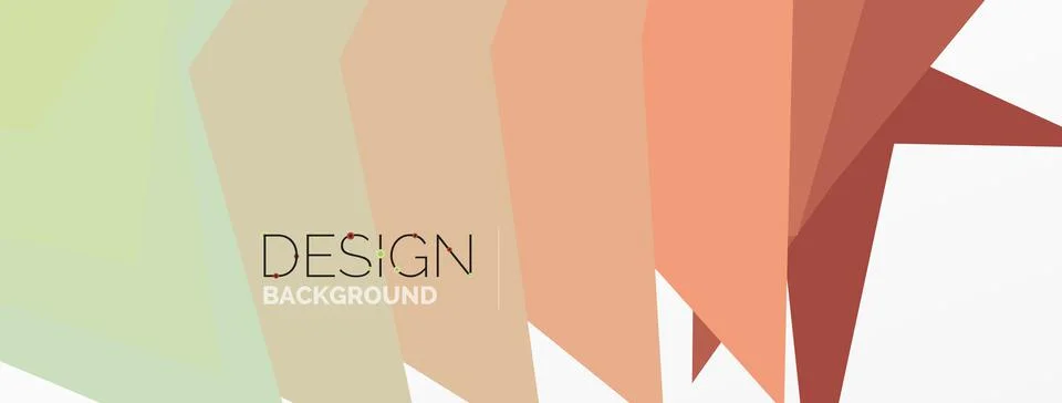 Background, creative geometric shapes composition with gradient effect Stock Illustration