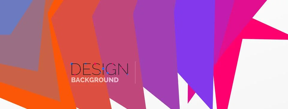 Background, creative geometric shapes composition with gradient effect Ilustración de archivo