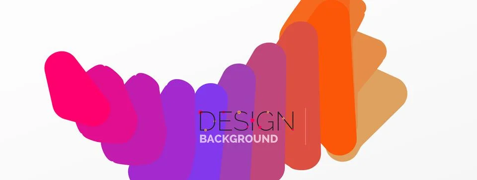 Background, creative geometric shapes composition with gradient effect Stock Illustration