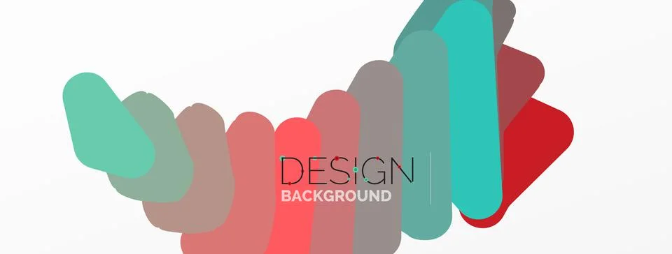 Background, creative geometric shapes composition with gradient effect Stock Illustration