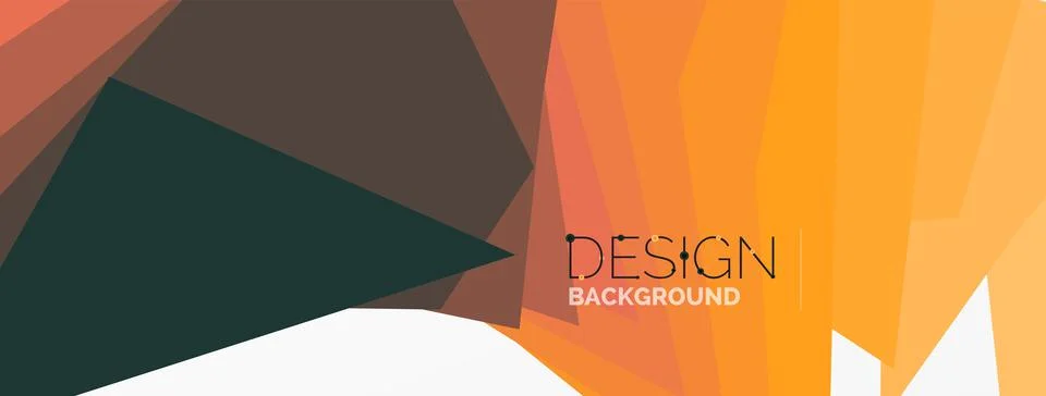Background, creative geometric shapes composition with gradient effect Stock Illustration