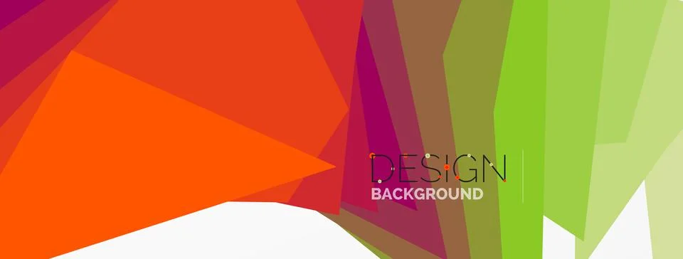 Background, creative geometric shapes composition with gradient effect Stock Illustration