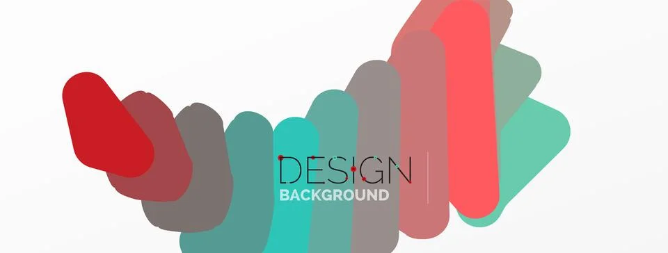 Background, creative geometric shapes composition with gradient effect Stock Illustration
