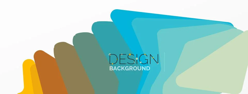 Background, creative geometric shapes composition with gradient effect Stock Illustration