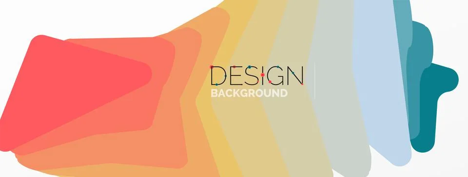 Background, creative geometric shapes composition with gradient effect Stock Illustration