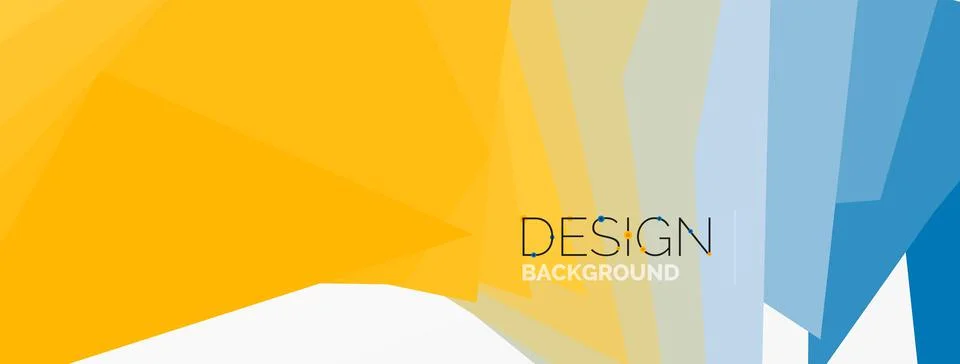 Background, creative geometric shapes composition with gradient effect Stock Illustration