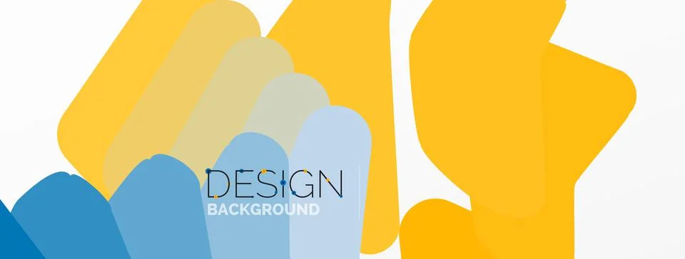 Background, creative geometric shapes composition with gradient effect Stock Illustration