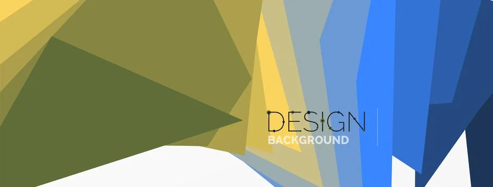 Background, creative geometric shapes composition with gradient effect Stock Illustration