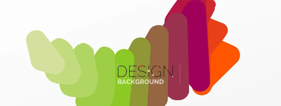 Background, creative geometric shapes composition with gradient effect Stock Illustration