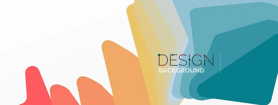 Background, creative geometric shapes composition with gradient effect 스톡 일러스트