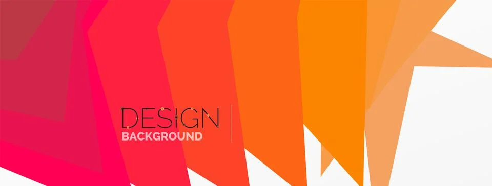 Background, creative geometric shapes composition with gradient effect Stock Illustration