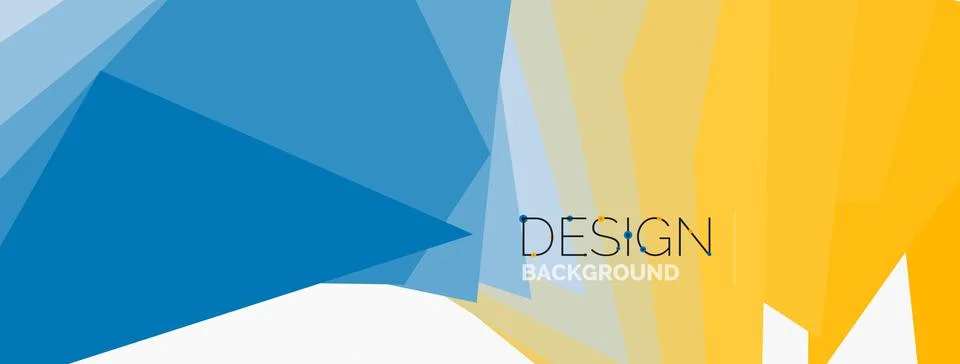 Background, creative geometric shapes composition with gradient effect Stock Illustration