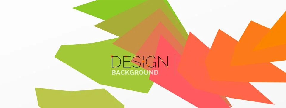 Background, creative geometric shapes composition with gradient effect Stock Illustration