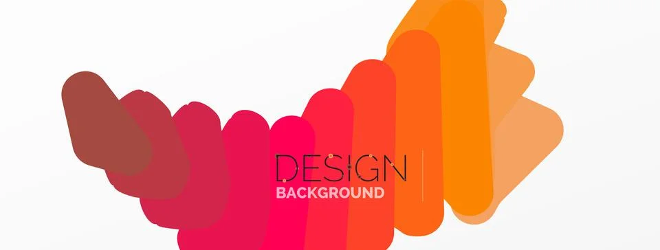 Background, creative geometric shapes composition with gradient effect Stock Illustration