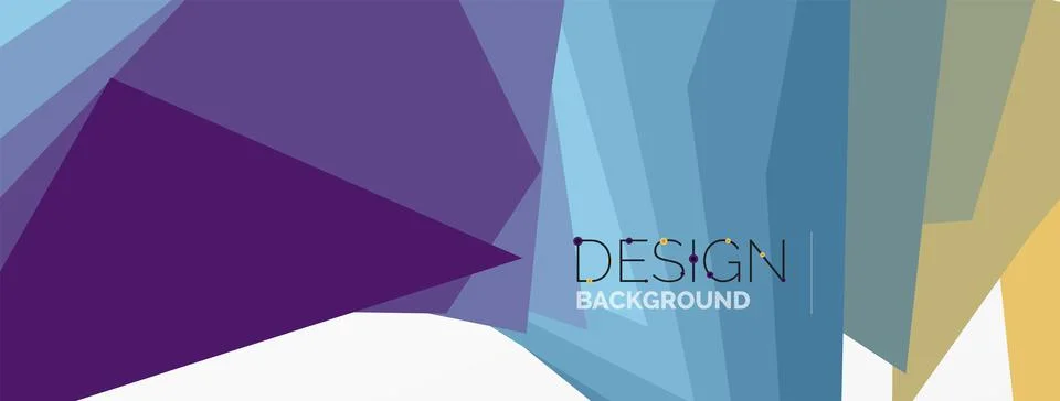 Background, creative geometric shapes composition with gradient effect Stock Illustration