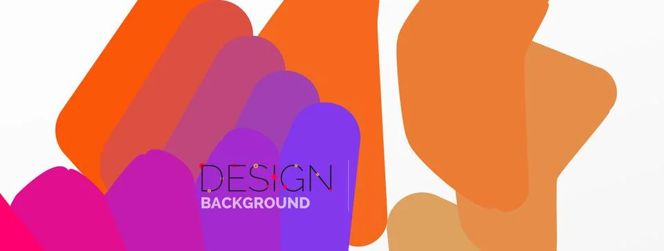 Background, creative geometric shapes composition with gradient effect Stock Illustration