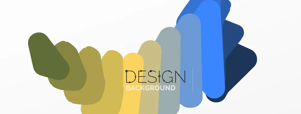 Background, creative geometric shapes composition with gradient effect Stock Illustration
