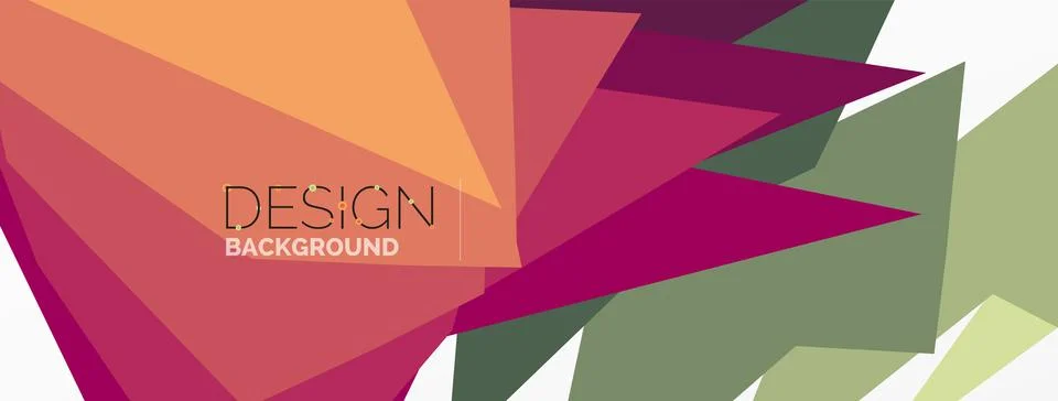 Background, creative geometric shapes composition with gradient effect Stock Illustration