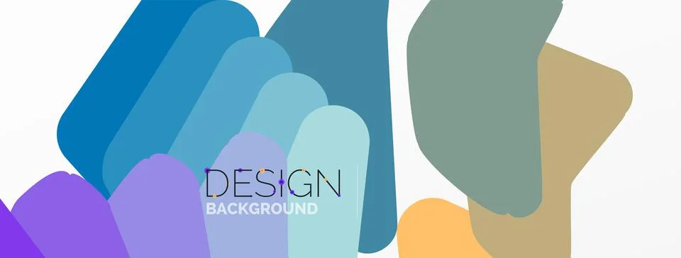 Background, creative geometric shapes composition with gradient effect Stock Illustration