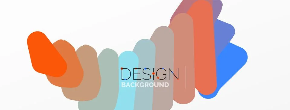 Background, creative geometric shapes composition with gradient effect 스톡 일러스트