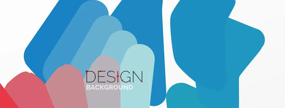 Background, creative geometric shapes composition with gradient effect Stock Illustration