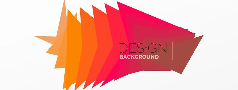Background, creative geometric shapes composition with gradient effect Stock Illustration