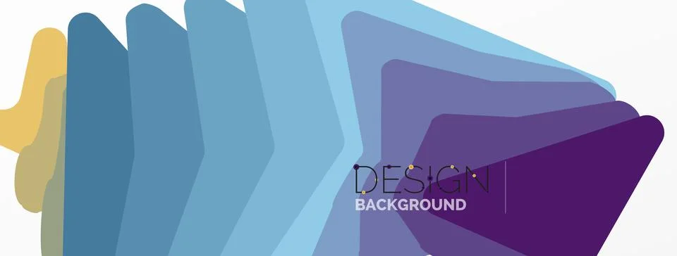 Background, creative geometric shapes composition with gradient effect Stock Illustration