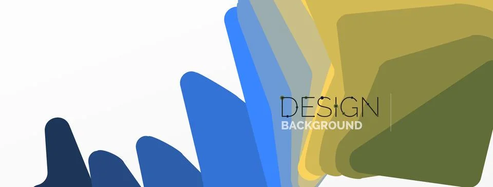 Background, creative geometric shapes composition with gradient effect Stock Illustration