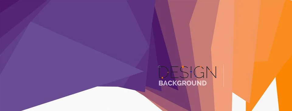 Background, creative geometric shapes composition with gradient effect Stock Illustration