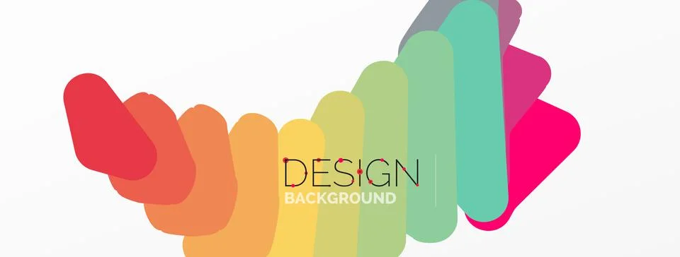 Background, creative geometric shapes composition with gradient effect Stock Illustration