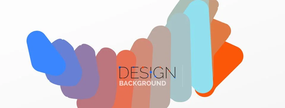 Background, creative geometric shapes composition with gradient effect Ilustración de archivo