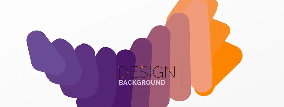 Background, creative geometric shapes composition with gradient effect Stock Illustration