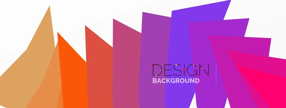 Background, creative geometric shapes composition with gradient effect Stock Illustration