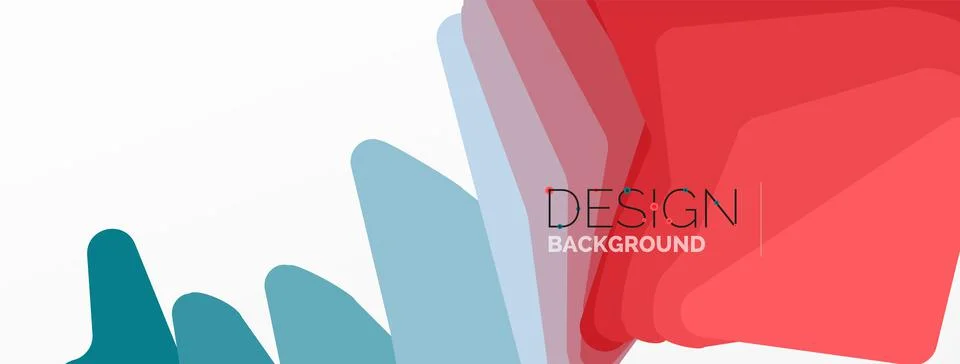 Background, creative geometric shapes composition with gradient effect Stock Illustration