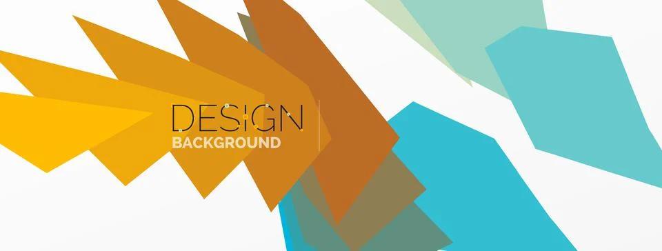 Background, creative geometric shapes composition with gradient effect Stock Illustration