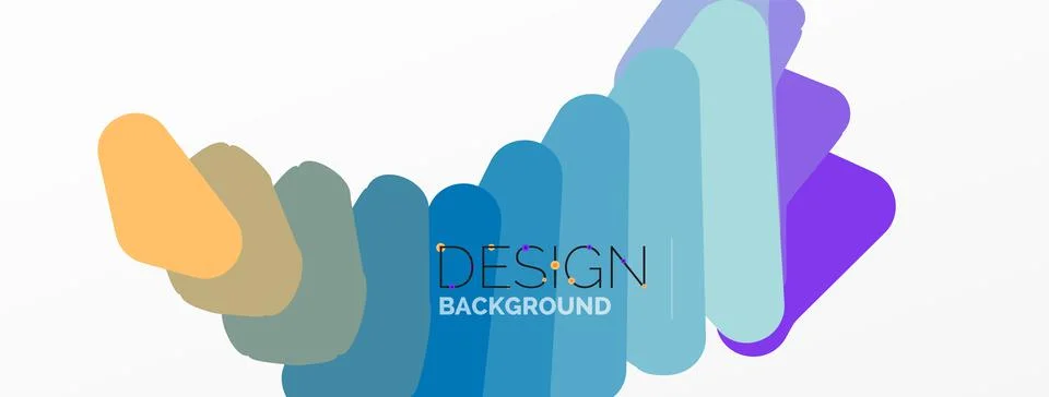 Background, creative geometric shapes composition with gradient effect Stock Illustration