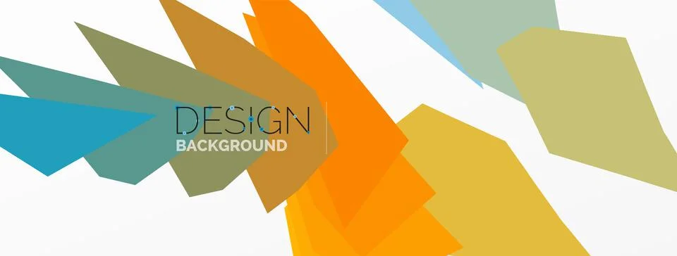 Background, creative geometric shapes composition with gradient effect Stock Illustration