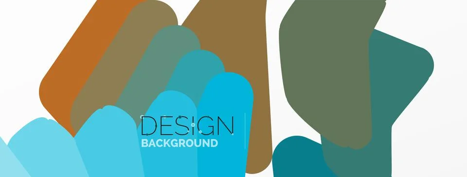 Background, creative geometric shapes composition with gradient effect Stock Illustration