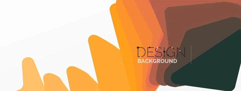 Background, creative geometric shapes composition with gradient effect Stock Illustration