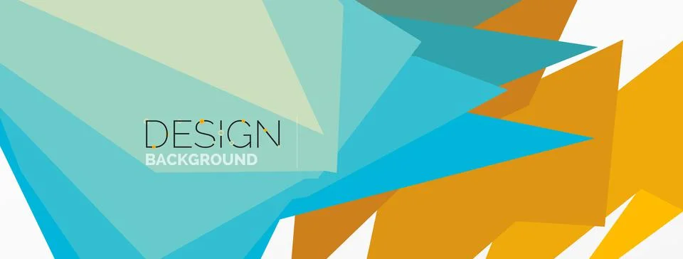 Background, creative geometric shapes composition with gradient effect Stock Illustration