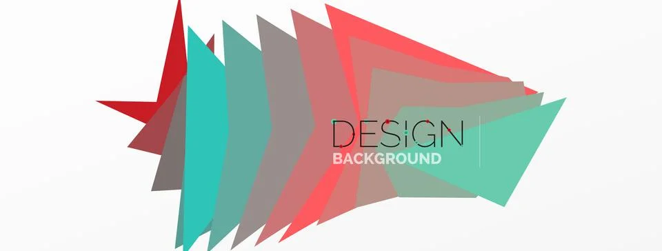 Background, creative geometric shapes composition with gradient effect 스톡 일러스트