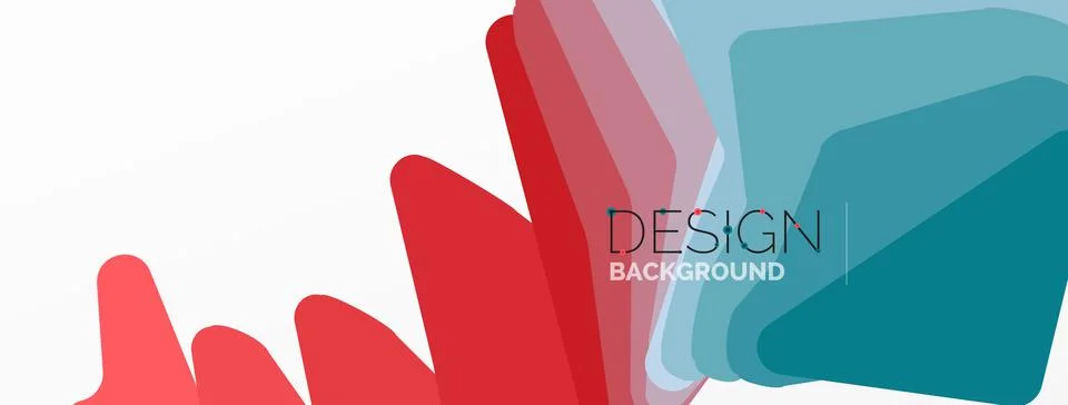Background, creative geometric shapes composition with gradient effect Stock Illustration